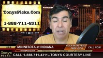 Indiana Hoosiers vs. Minnesota Golden Gophers Free Pick Prediction NCAA College Basketball Odds Preview 2-15-2015