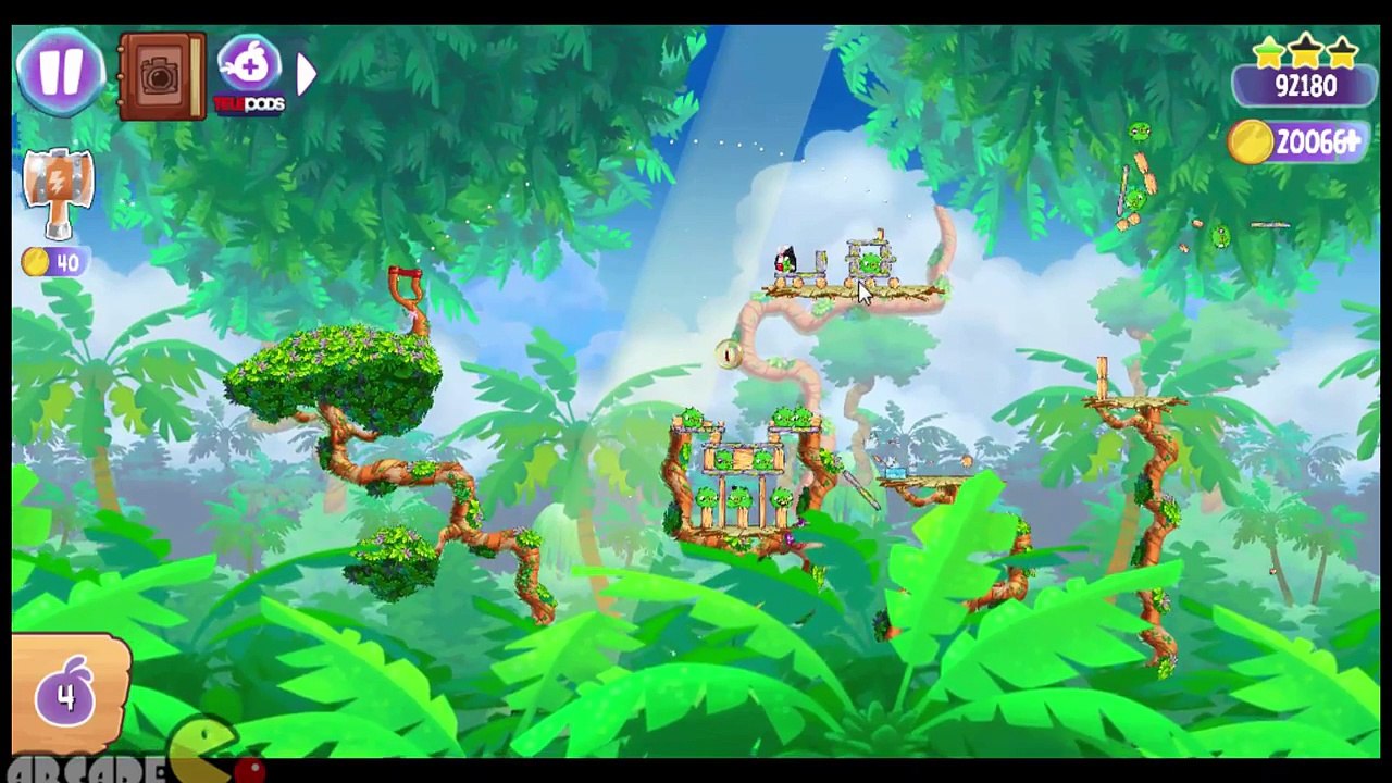 Angry Birds Stella - Unlocked ALL Piggies Golden Map Walkthrough Part 50