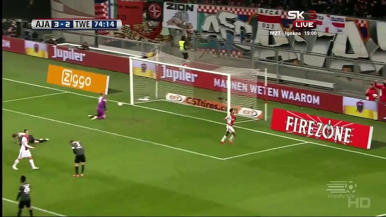 Ricardo Kishna 4:2 | Ajax - FC Twente 15.02.2015 HD