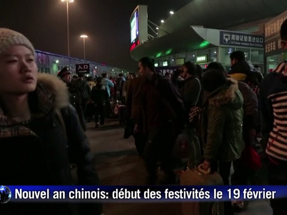 Chine: le dur combat pour monter dans le train du Nouvel An