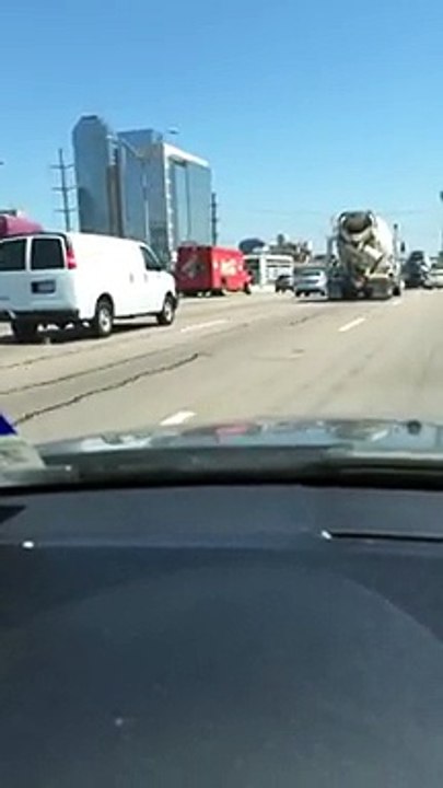 Cement Truck Gone Wild