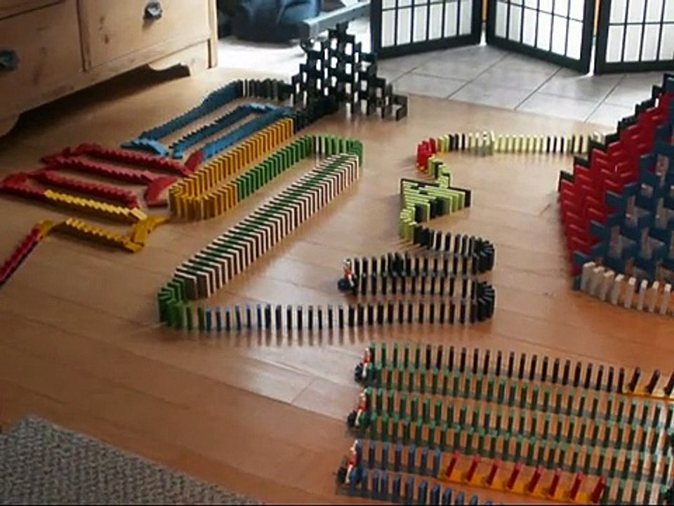 Best Marble Run - Domino Rally EVER!