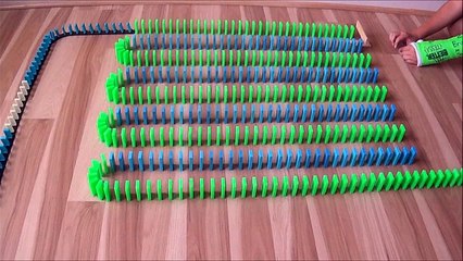 Domino Rally 1 (20,000 Dominoes)