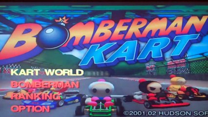 BOMBERMAN KART for PlayStation 2 PS2 Gameplay Let's Play