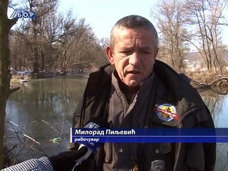 Visok nivo Borskog jezera, 17. februar 2015. (RTV Bor)