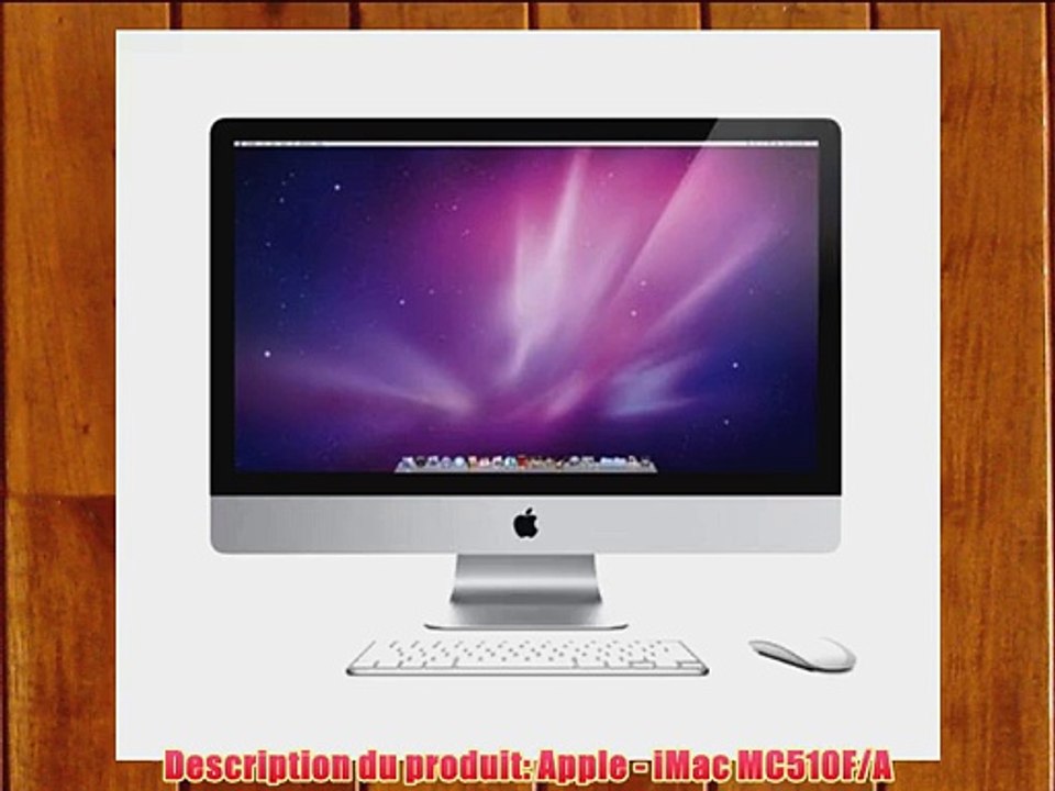 Apple iMac Ordinateur de bureau 27 Intel Core i3 1 To 4096 Mo
