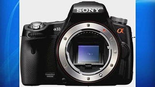 Sony SLT-A33 Reflex Boitier Nu 142 Mpix Noir