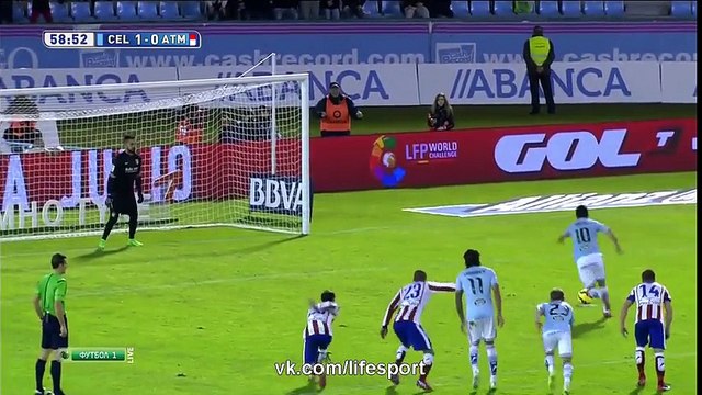 Celta Vigo 2 - 0 Atletico Madrid All Goals and Full Highlights 15/02/2015 - La Liga