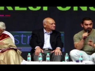 Aamir Khan - Film Industry Should Not Blamed -  'My Right, My Responsibility' event