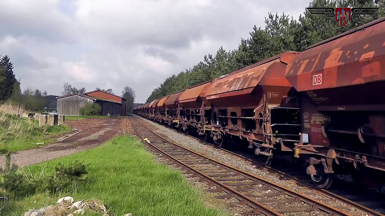 Kaliverkehr auf der OHE zw. Winsen und Soltau mit Ludmilla BR 232