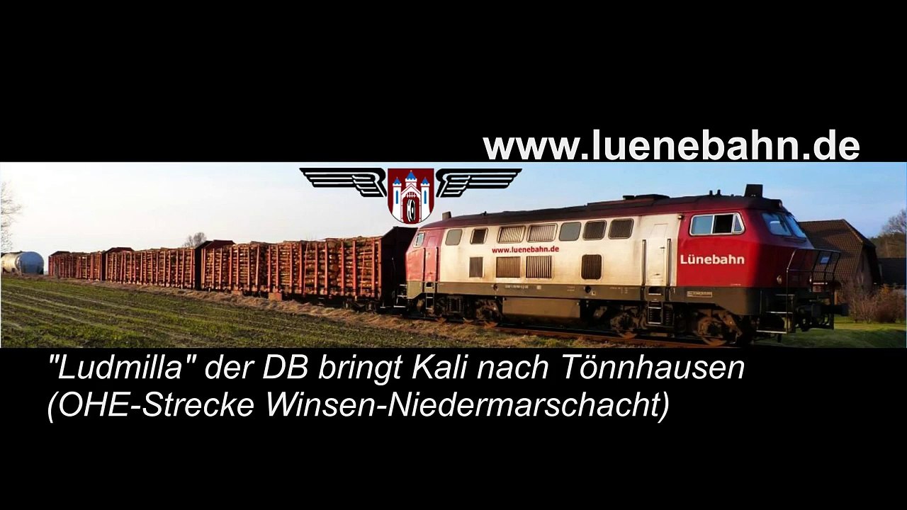 -Ludmilla- der DB bringt Kali nach Tonnhausen