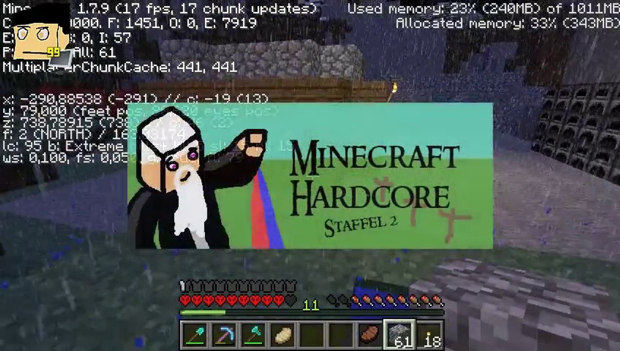 Minecraft hardcore s02e03: sinnloses rumlaufen xxl