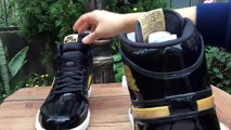 Air Jordan 1 Black Metallic Gold