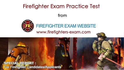 Fire Fighter Exam Practice