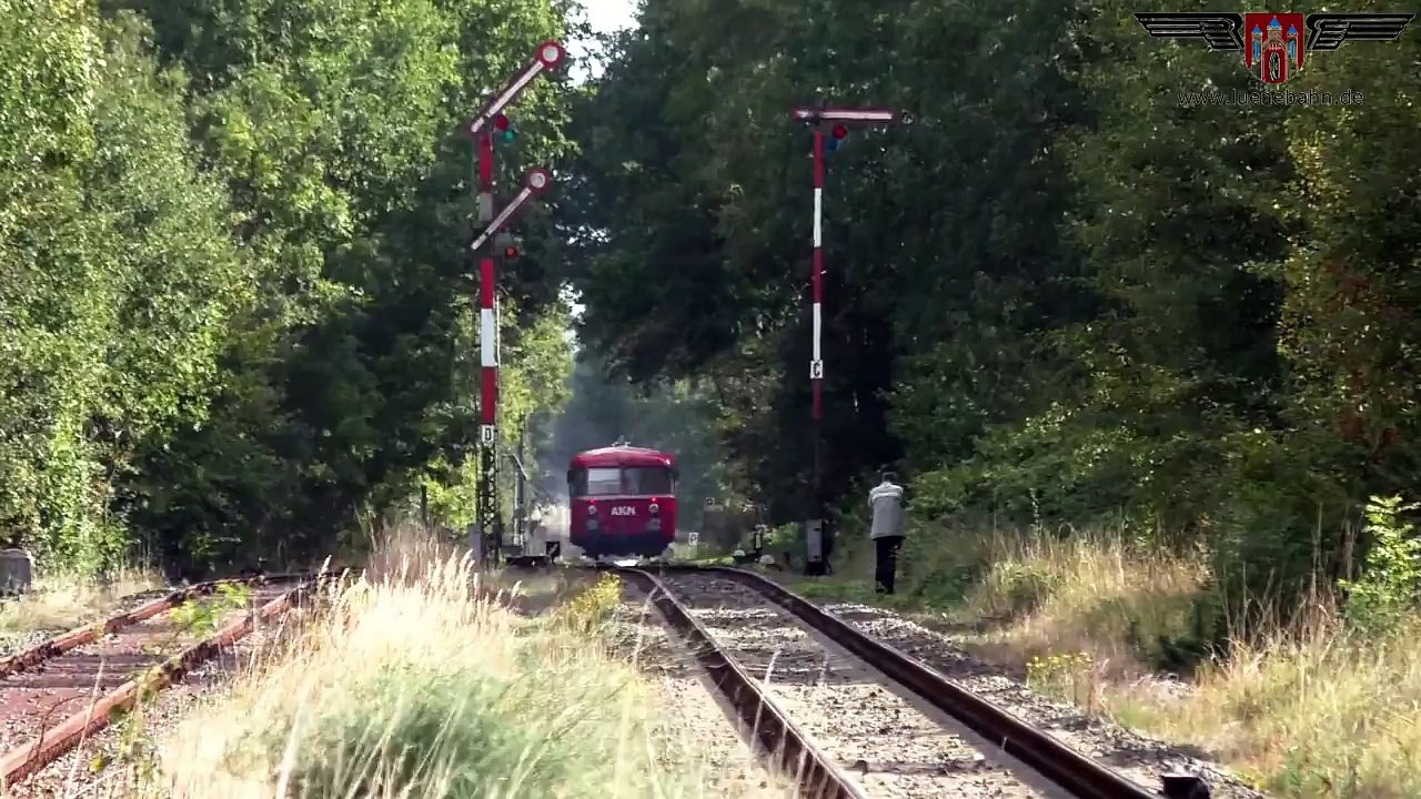 Mit dem Uerdinger Schienenbus der AKN uber die Wendlandbahn - mit VT 628