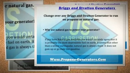 Briggs and Stratton Generator