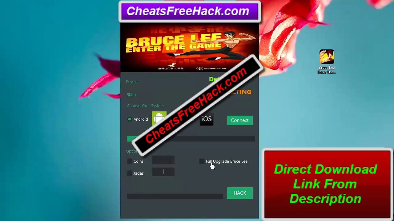 Bruce Lee Enter The Game Hack Coins Gems Hack Cheat Free Download 2015