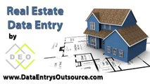 Real Estate Data Entry Services