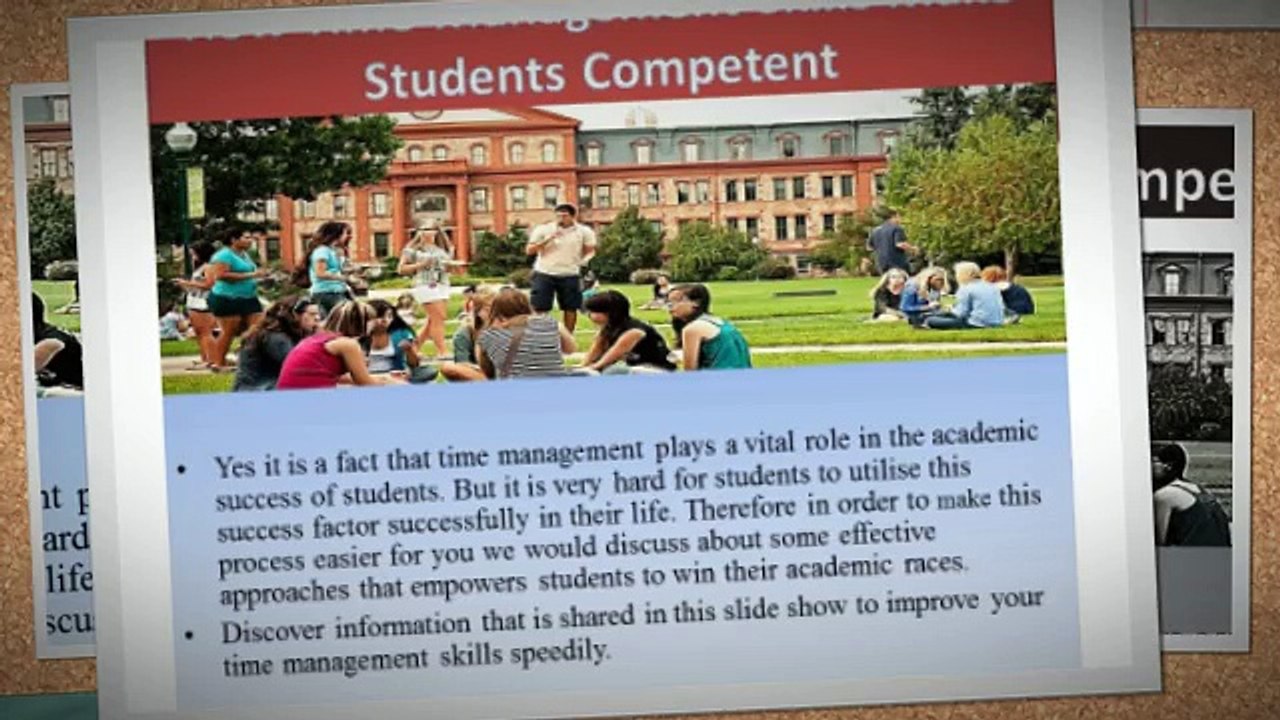 How Time Management Skills Make Students Competent