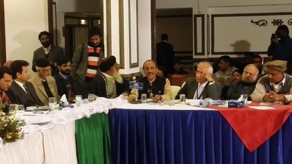 World Chairman Ambassador Dr. Muhammad Shahid Amin Khan Address at All Parties Conference here at Islamabad