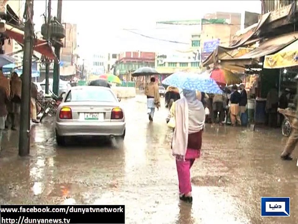 Dunya News- Rain In Peshawar Changed Weather