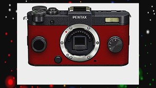Pentax Q-S1 Appareil Photo Hybride ?cran 3 (76cm)12 Mpix Bo?tier nu - Gris m?tal/Rouge carmin