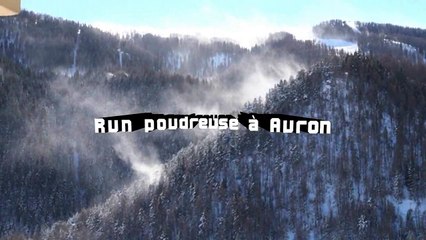 Run poudreuse à Auron