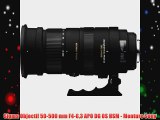 Sigma Objectif 50-500 mm F4-63 APO DG OS HSM - Monture Sony