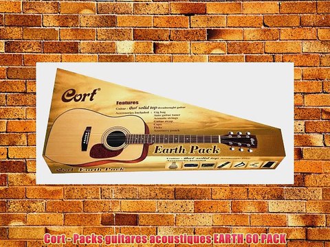 Cort - Packs guitares acoustiques EARTH 60 PACK