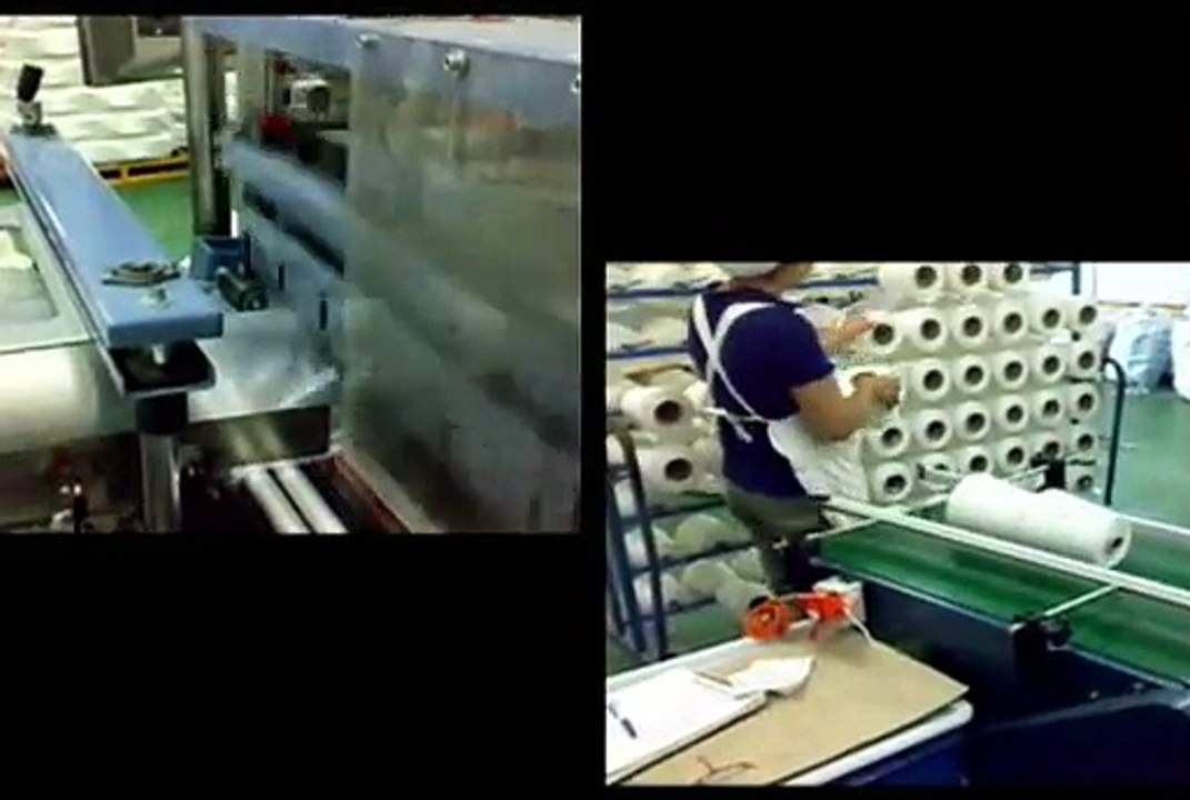 Automatic Cone Shrink Wrap packing Unit Italian Collaborated