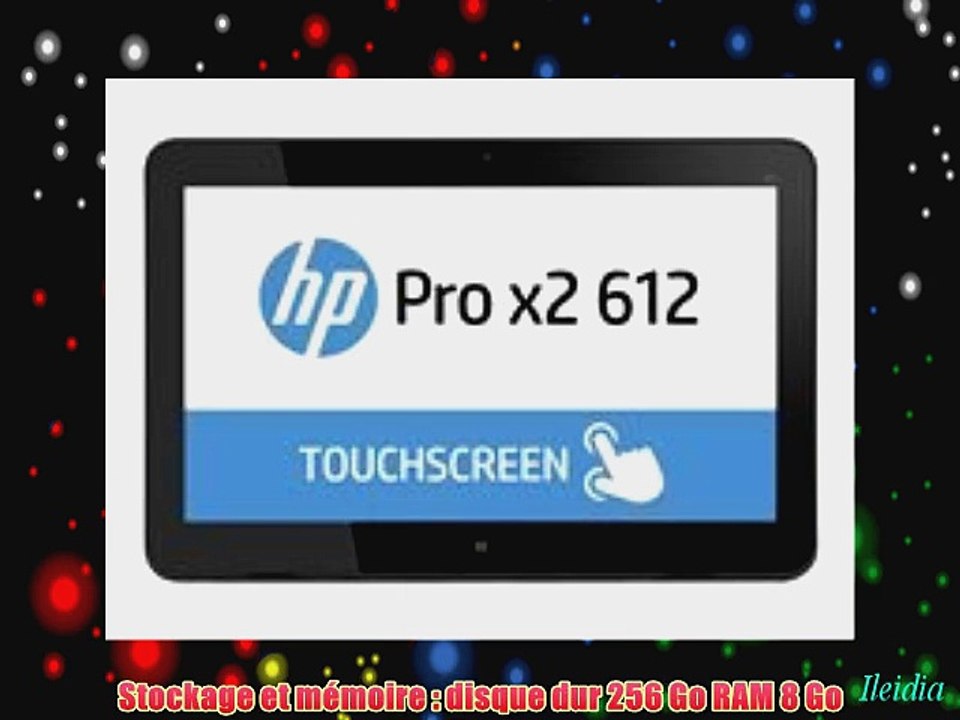 HP Pro x2 612 i5-4202Y /256GB W8.1 Pro Tablette tactile 125'' (3175 cm) (256 Go Windows 8.1