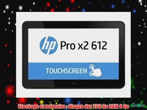 HP Pro x2 612 i5-4202Y /256GB W8.1 Pro Tablette tactile 125'' (3175 cm) (256 Go Windows 8.1