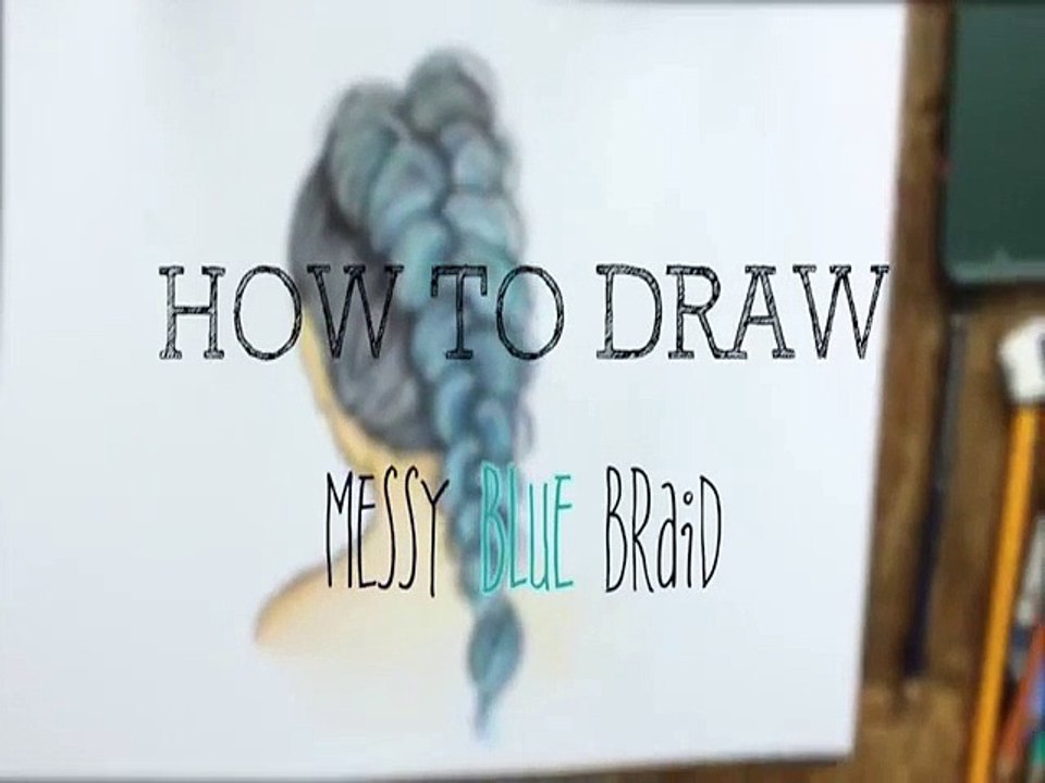 Drawing Tutorial ❤ How to draw and color Messy Blu