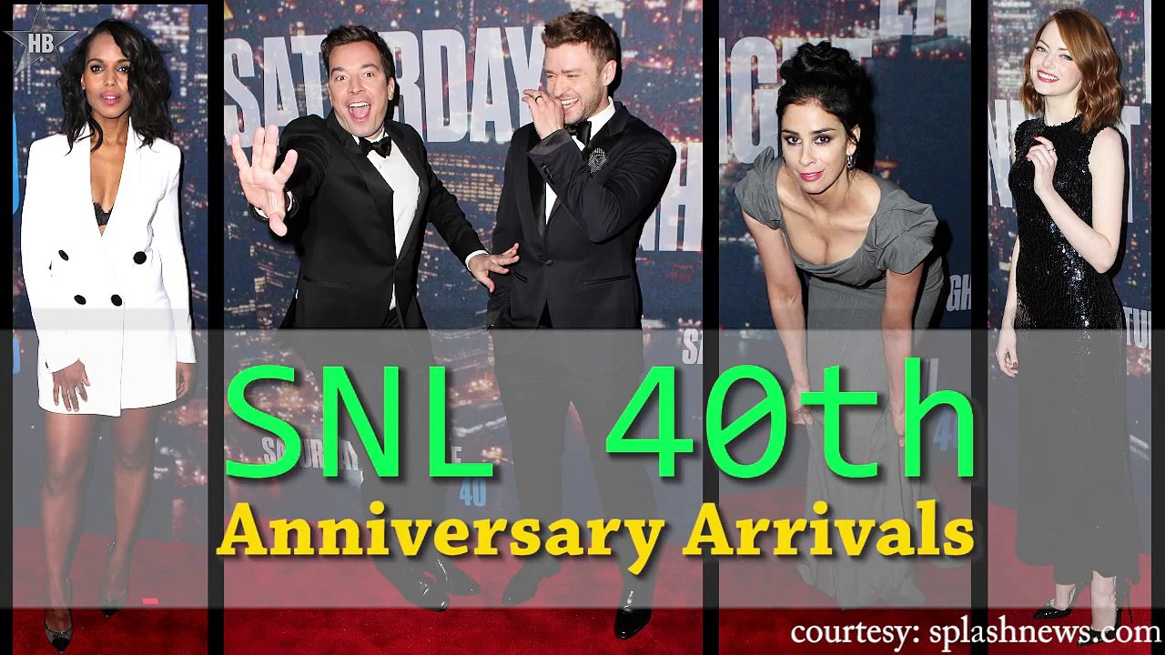 SNL 40th Anniversay - Red Carpet (Justin Timberlake, Jimmy Fallon & More)