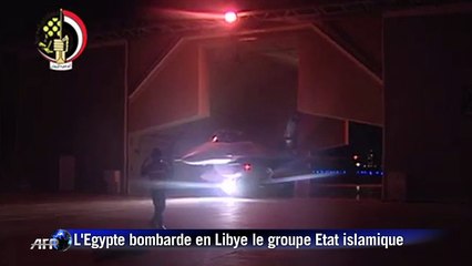 L'Egypte bombarde le groupe EI en Libye