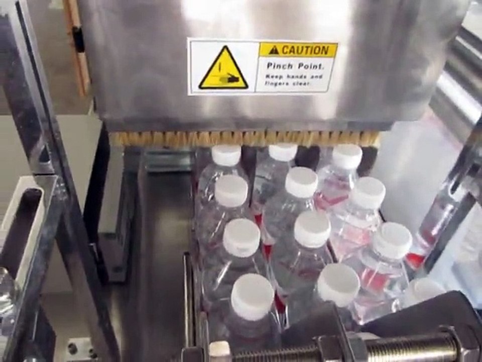 Fully Automatic Bottle Shrink Wrapper Machine Italian Collaboration