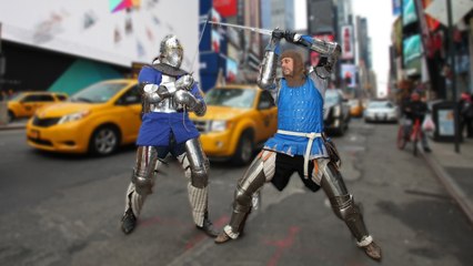 Knights Of New York: Fanatics Take Part In Medieval Fight Club