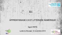 Journée des cadres 2014 – 07. Apprentissage 2.0 et Littératie numérique