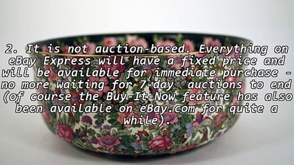 A new part of eBay: eBay Express