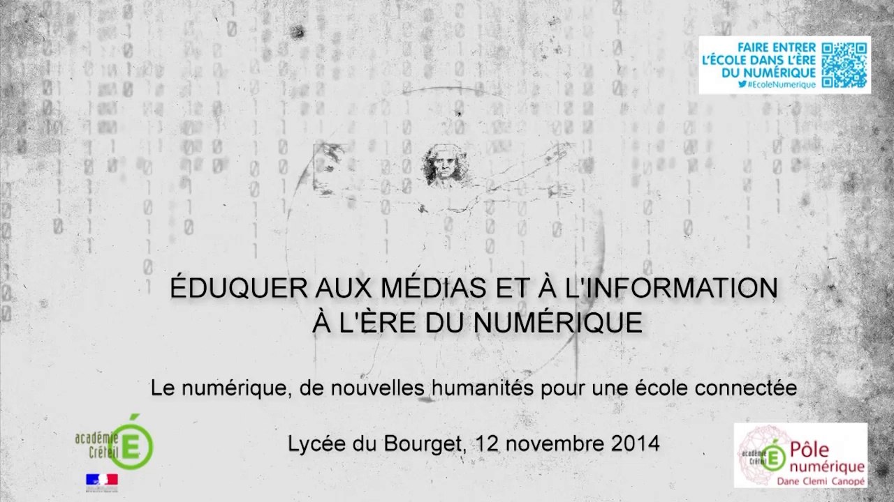 Journée des cadres 2014 – 05. Éduquer aux médias et à l'information à l'ère du numérique