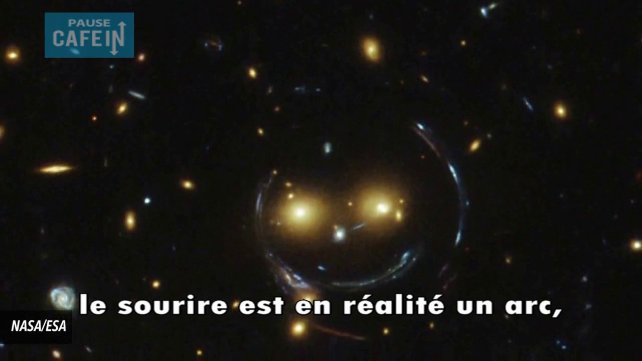 Un smiley flotte dans l'espace !