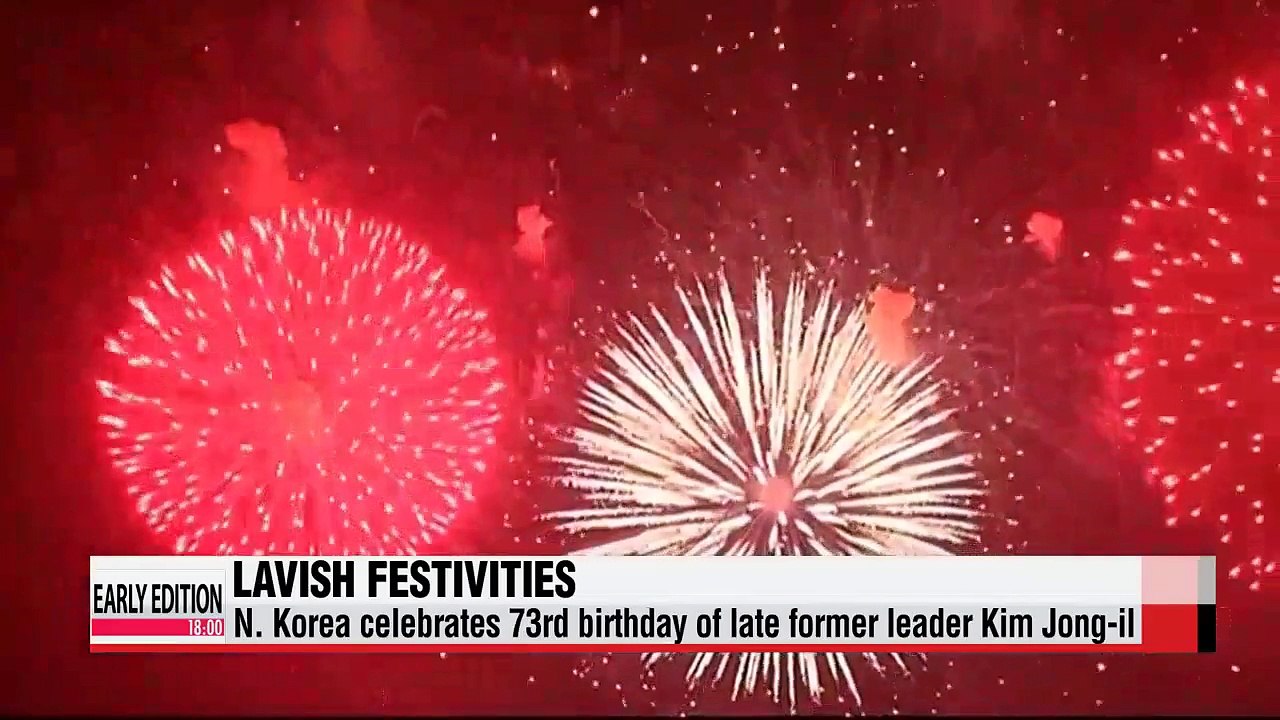 North Korea celebrates 73rd birthday of late former leader with lavish festivities