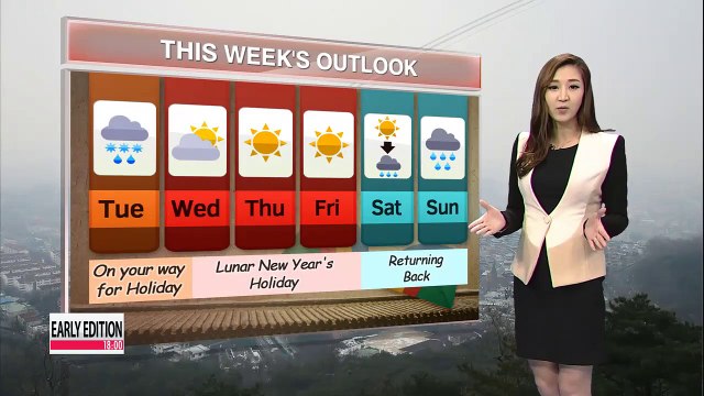 Mild holiday weekend expected until Sunday