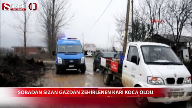 Sobadan sızan gazdan zehirlenen karı koca öldü