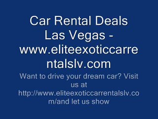 Car Rental Deals Las Vegas - www.eliteexoticcarrentalslv.com
