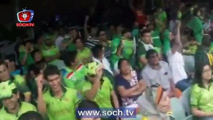 People Chanting "go Nawaz go" during Pak Vs Ind match in Australia