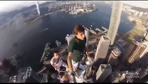 Mind Blowing Video - Daredevil Selfie on Hong Kong Skyscraper
