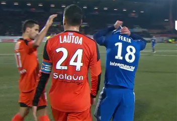 Echange de maillot entre Mesloub et Fekir
