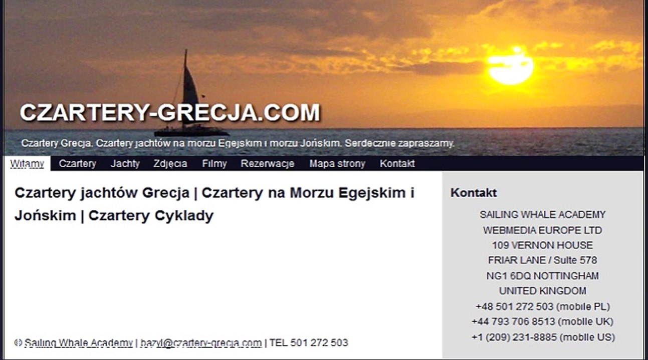 CZARTERY GRECJA