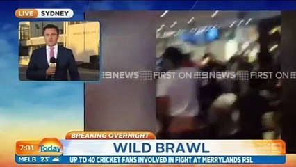 Exclusive Footage of Fight between Pakistan and India Fans during Yesterday’s Match